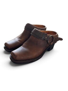Vintage Frye Boot Harness Mule Size 8